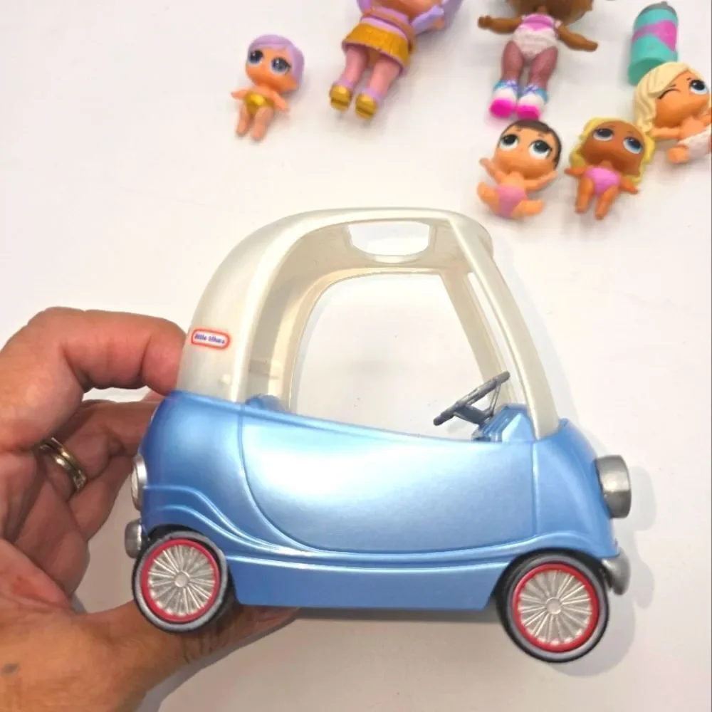 LOL Surprise Tots And LIL Sister Little Tikes LOL Surprise Doll Blue Cozy Coupe